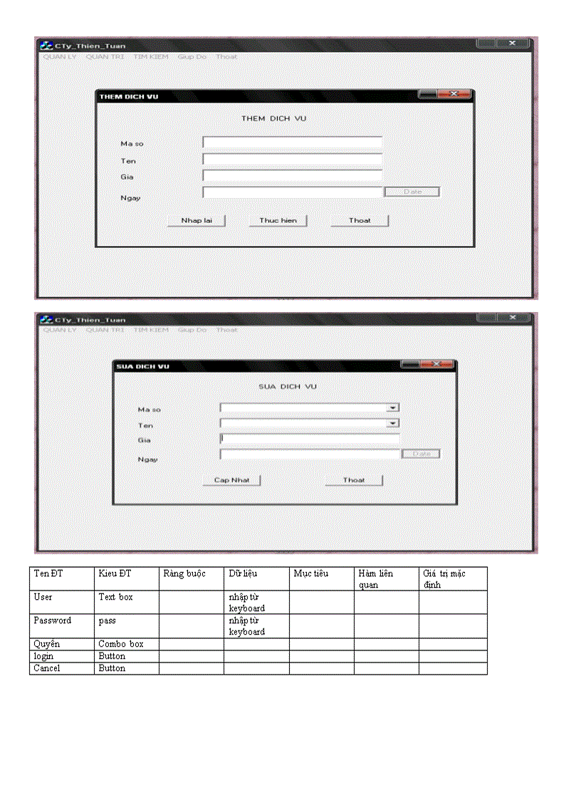 image for page Phân tích thiết kế hệ thống quản lý công ty vận tải, sửa chữa,cứu hộ thiên tuấn