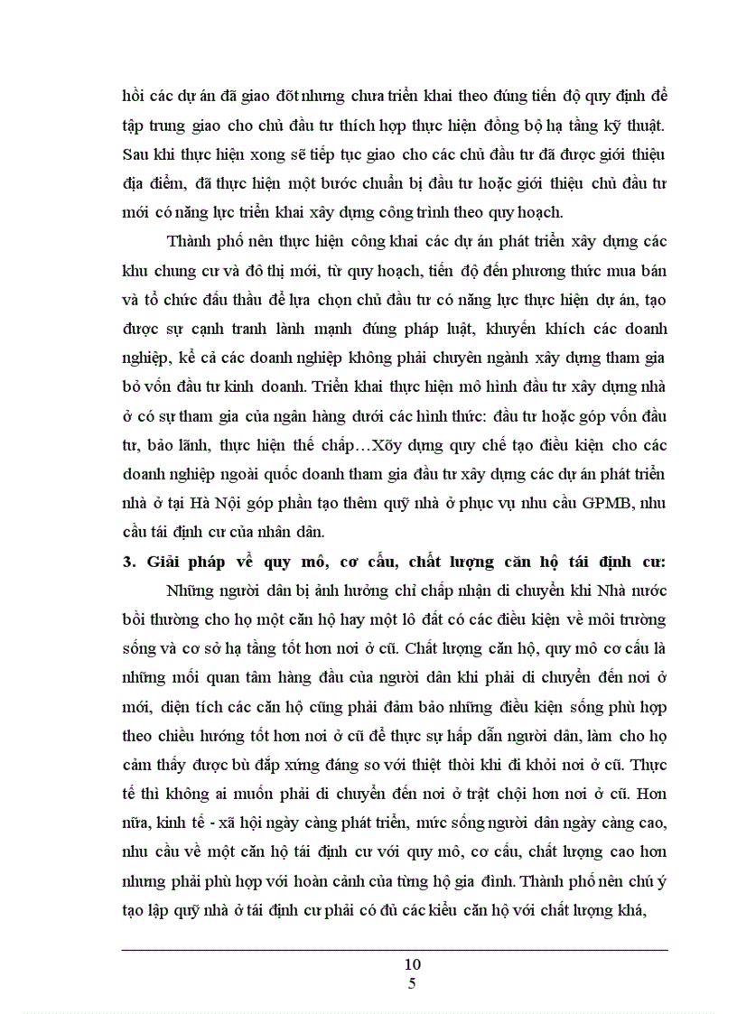 image for page Thực trạng công tác chuẩn bị quỹ nhà ở, đất ở tái định cư trên địa bàn thành phố Hà Nội