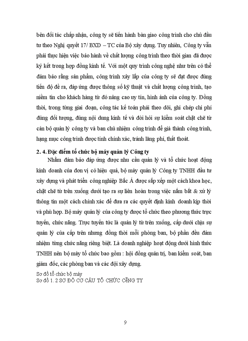 image for page Hoàn thiện kế toán chi phí sản xuất và tính giá thành sản phẩm xây lắp tại Công ty TNHH Đầu tư xây dựng và phát triển công nghệ Bắc Á