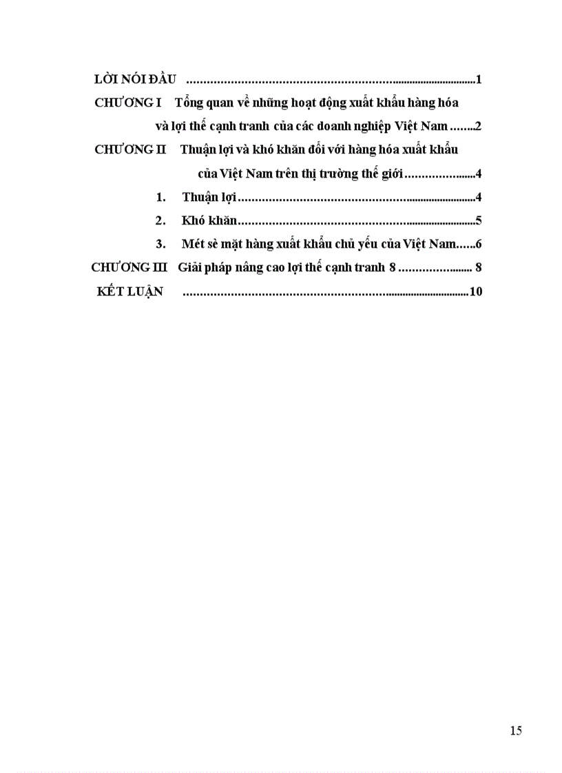 image for page Lợi thế cạnh tranh của hàng hóa Việt Nam xuất khẩu trên thị trường thế giới và giải pháp nâng cao lợi thế cạnh tranh