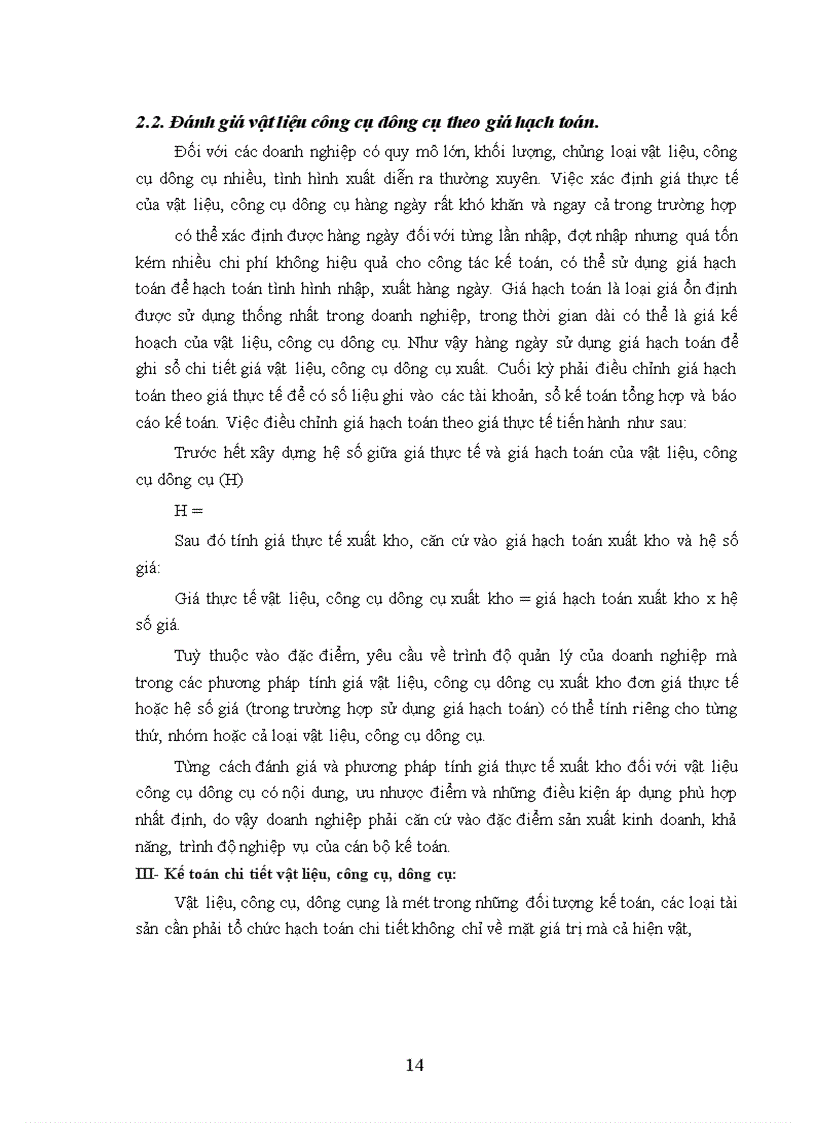 image for page Tổ chức công tác kế toán nguyên vật liệu, công cụ dụng cụ ở Công ty XDCTGT Việt Lào