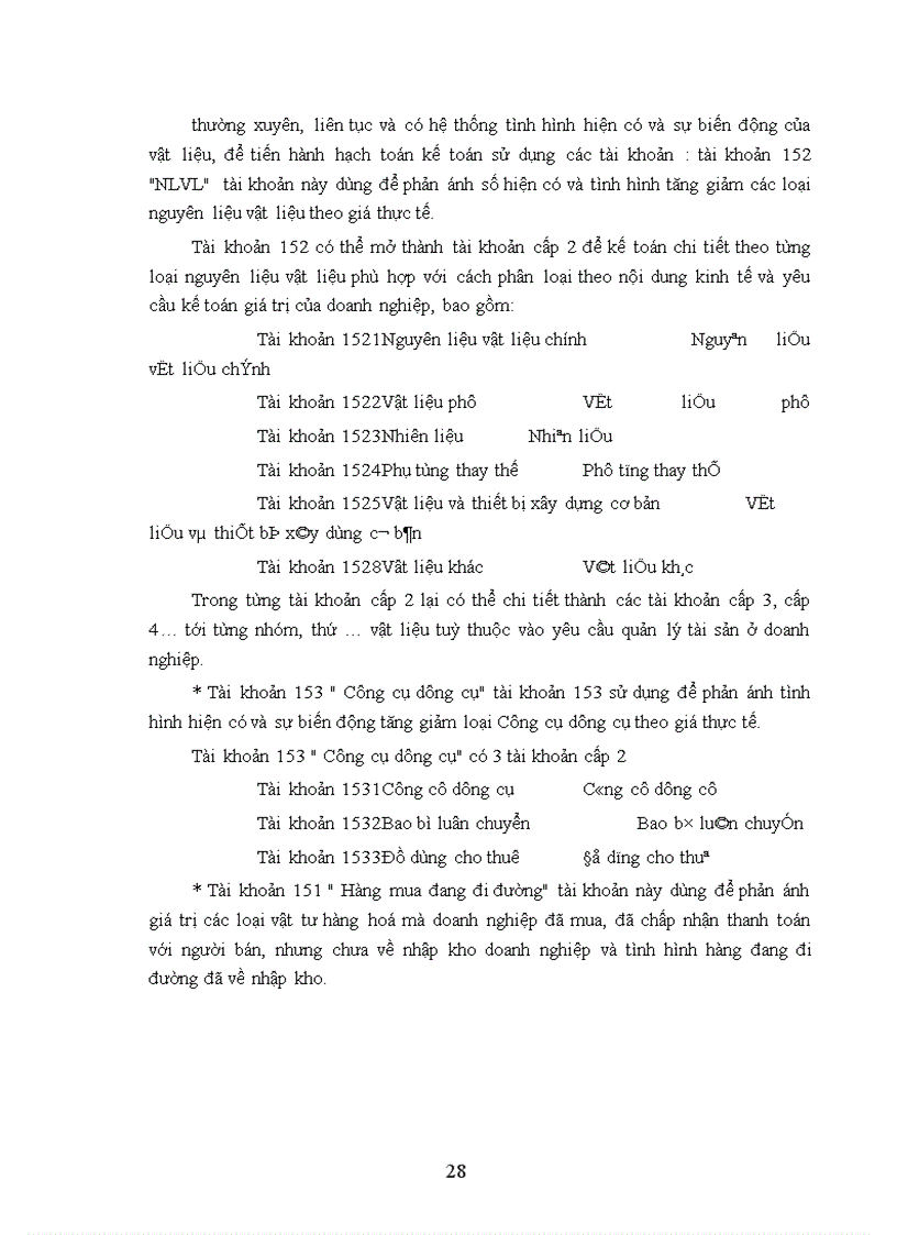 image for page Tổ chức công tác kế toán nguyên vật liệu, công cụ dụng cụ ở Công ty XDCTGT Việt Lào