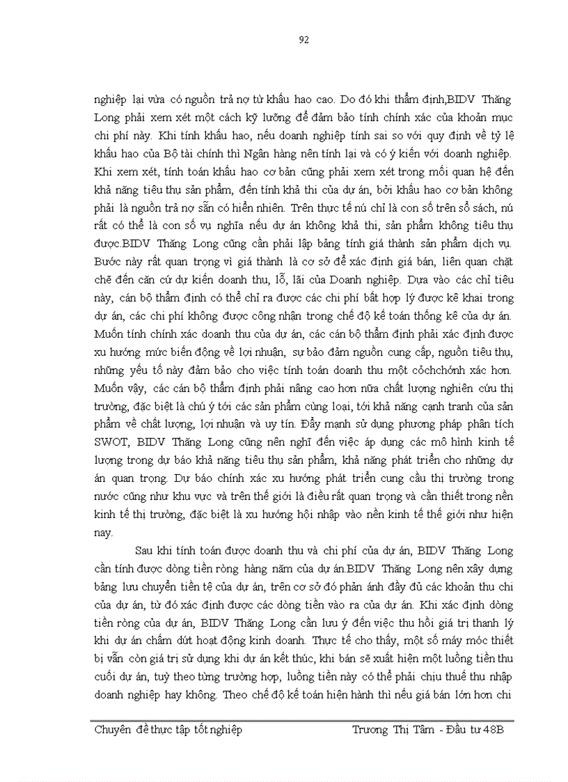 image for page Nâng cao chất lượng thẩm định tài chính dự án đầu tư tại Ngân hàng Đầu tư và Phát triển Việt Nam - Chi nhánh Thăng Long