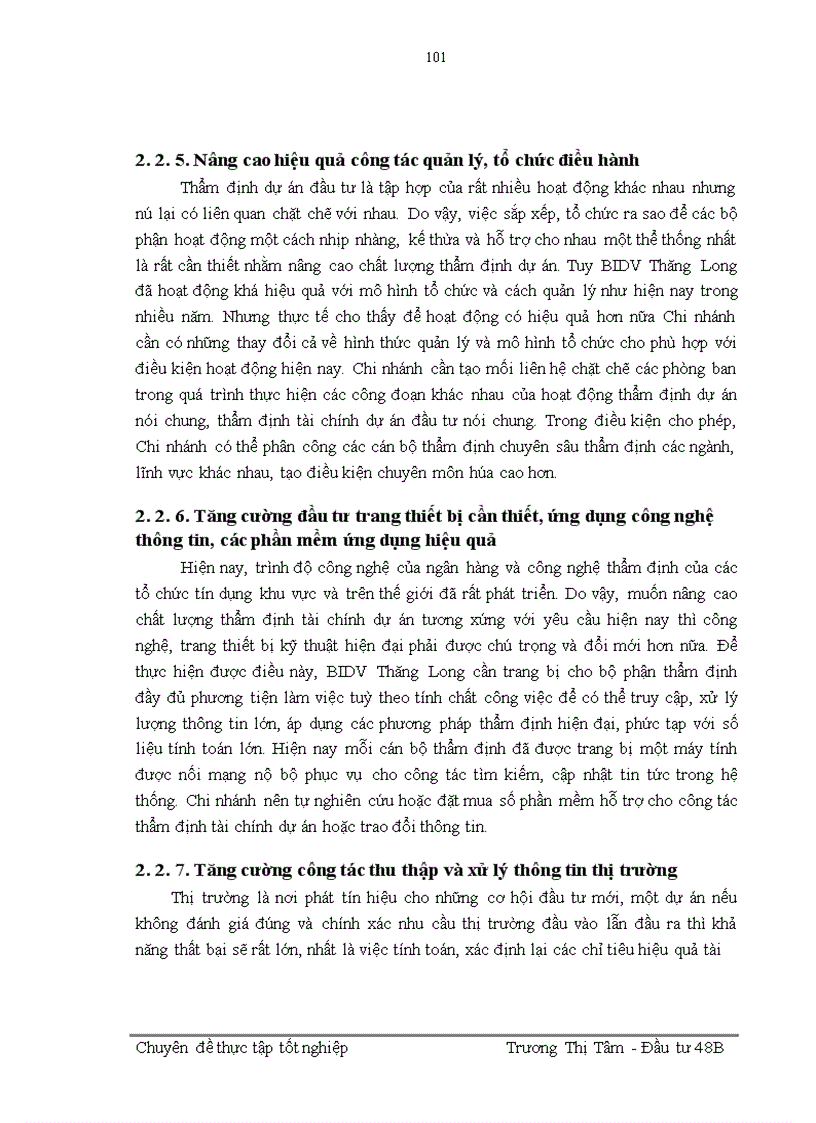 image for page Nâng cao chất lượng thẩm định tài chính dự án đầu tư tại Ngân hàng Đầu tư và Phát triển Việt Nam - Chi nhánh Thăng Long