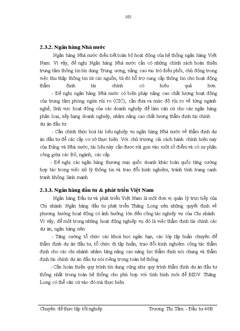 image for page Nâng cao chất lượng thẩm định tài chính dự án đầu tư tại Ngân hàng Đầu tư và Phát triển Việt Nam - Chi nhánh Thăng Long