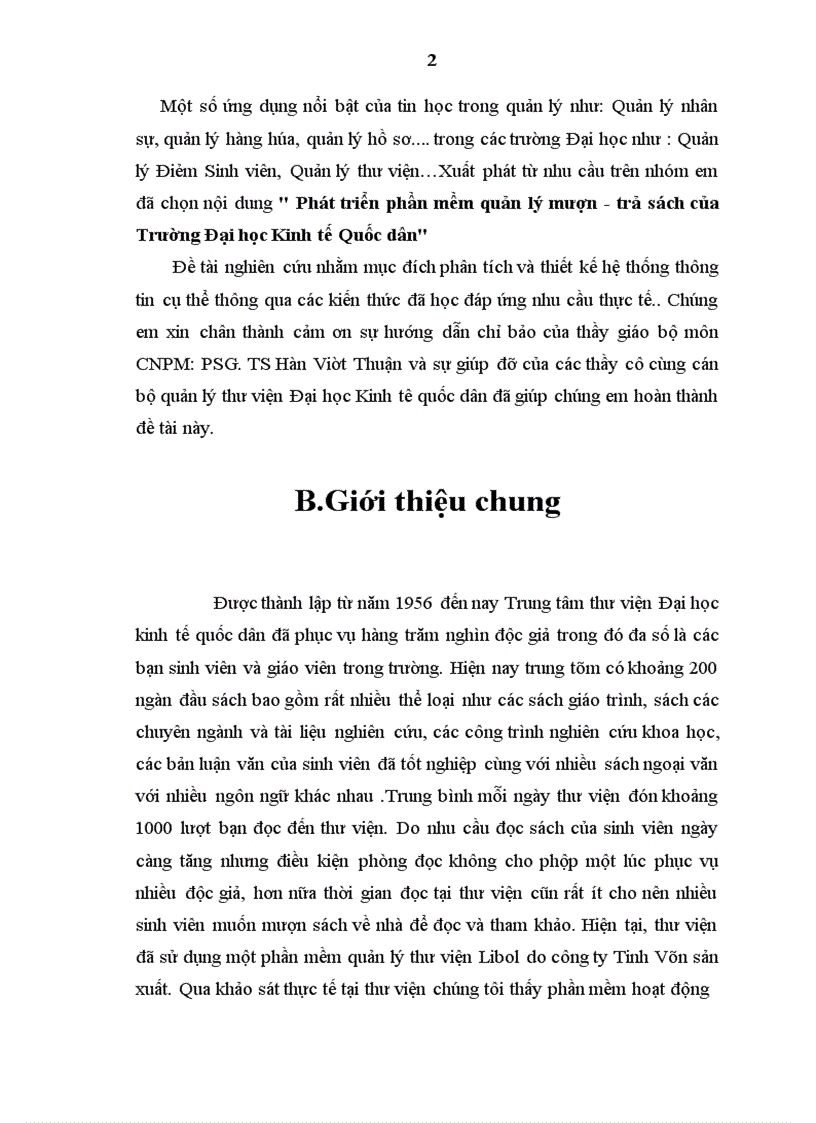 image for page Phát triển phần mềm quản lý mượn - trả sách của Trường Đại học Kinh tế Quốc dân