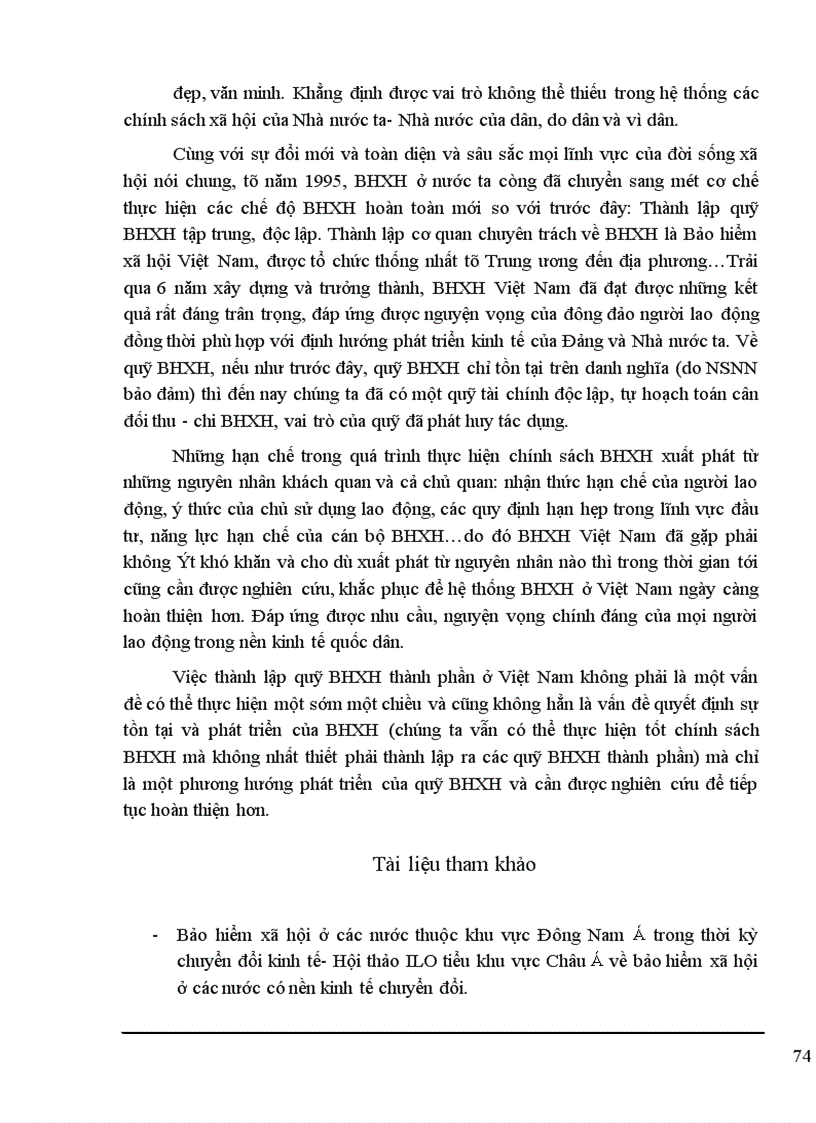 image for page Thành lập quỹ Bảo hiểm xã hội thành phần ở Bảo hiểm xã hội Việt nam
