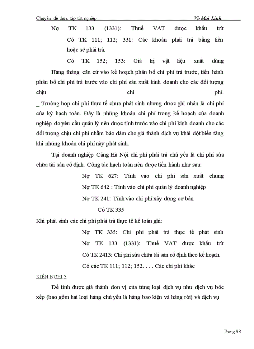 image for page Kế Toán Chi Phí Sản Xuất Và Tính Giá Thành Sản Phẩm tại doanh nghiệp Cảng Hà Nội