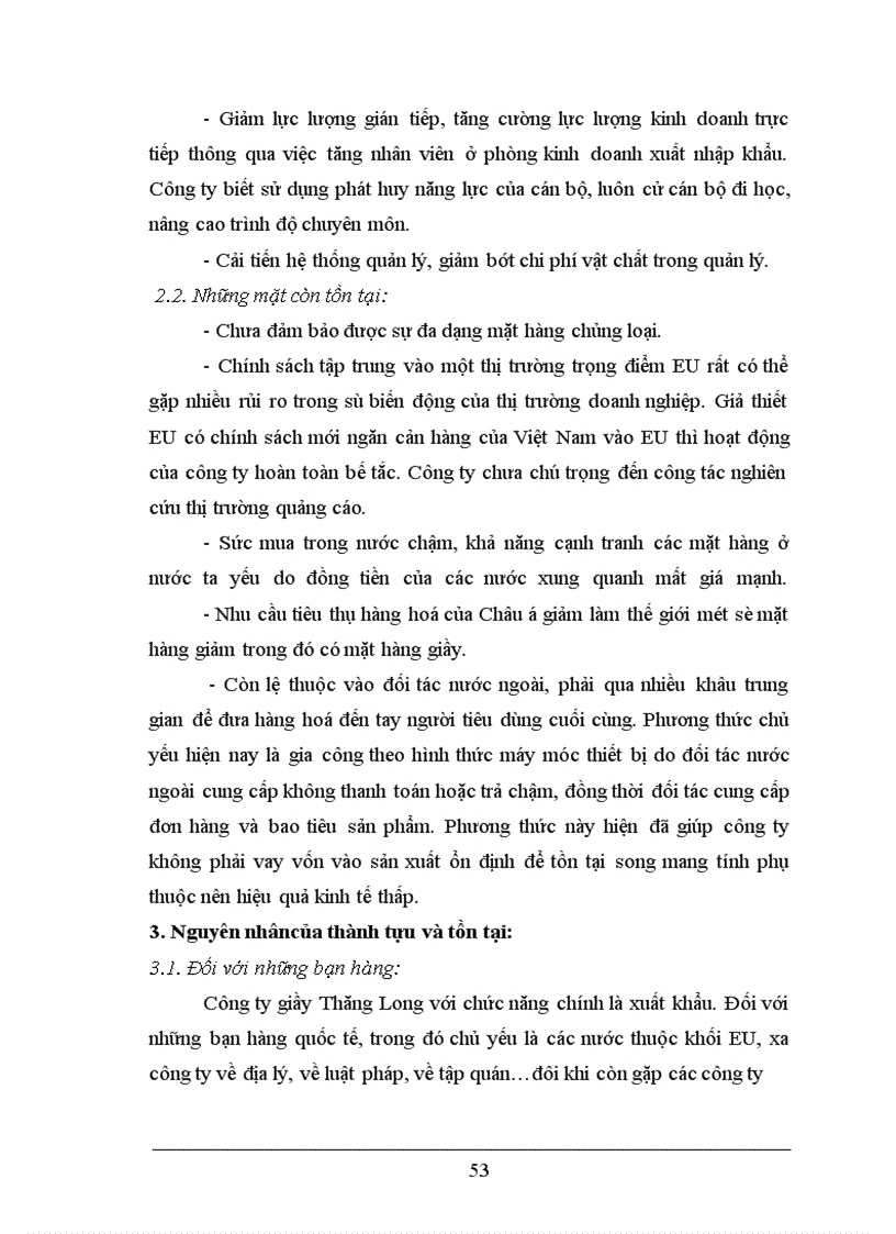 image for page Phương hướng, biện pháp đẩy mạnh xuất khẩu tại công ty giầy Thăng Long