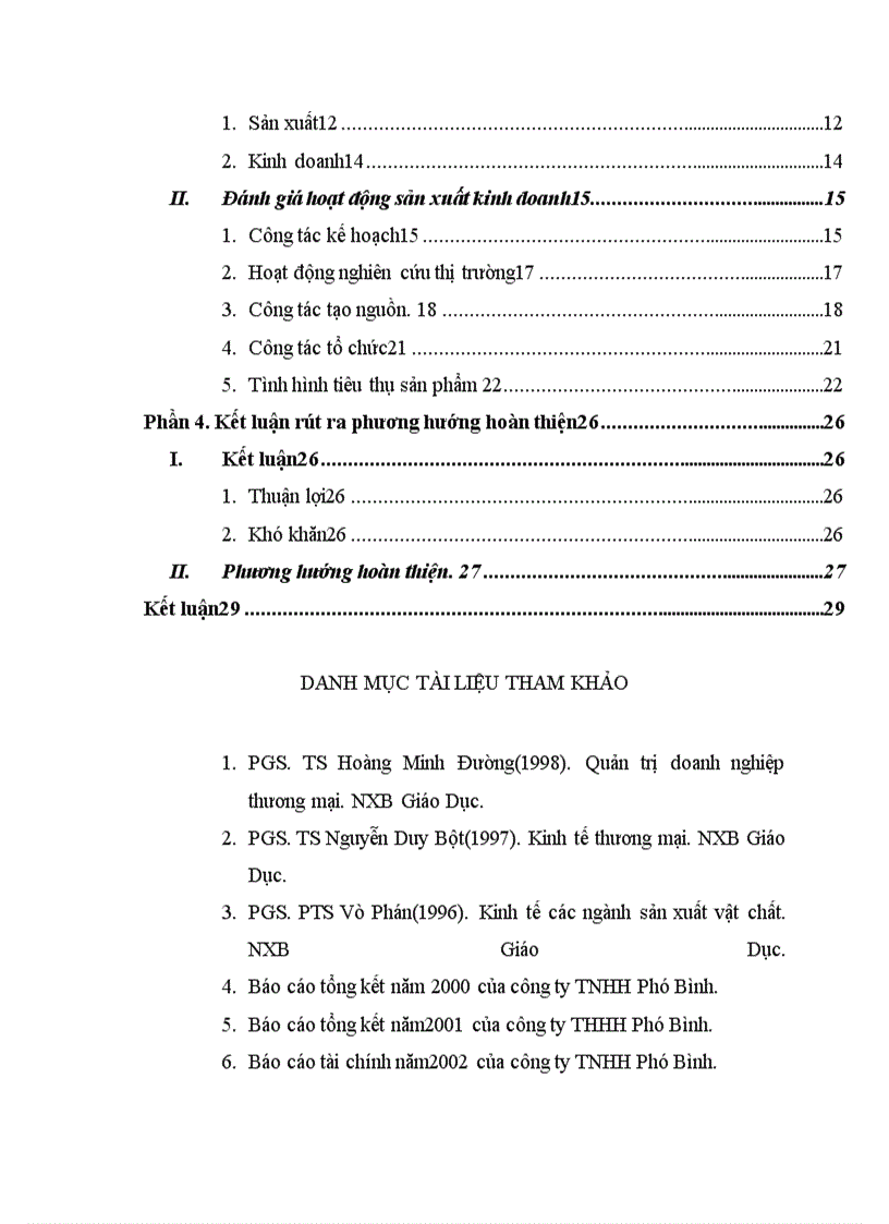 image for page Tình hình tiêu thụ các mặt hàng sản xuất ở công ty Phú Bình