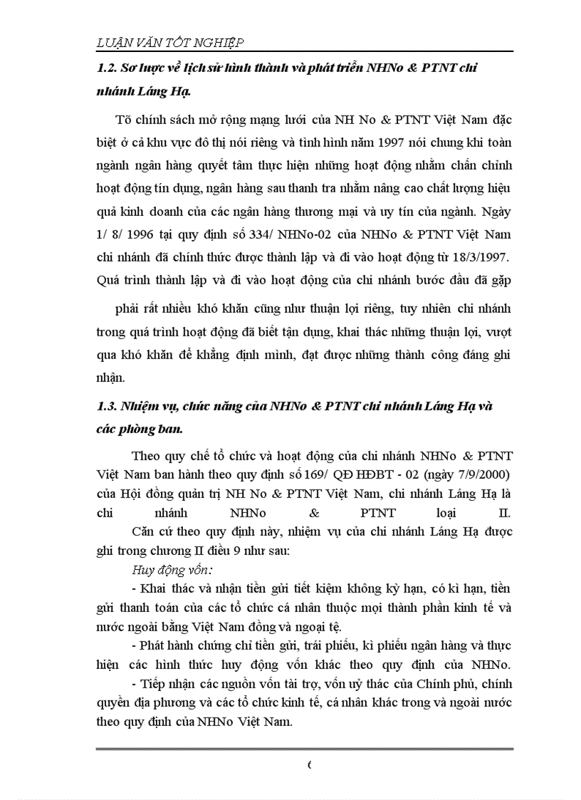 image for page Giải pháp mở rộng hoạt động tín dụng ngắn hạn tại NHNo&PTNT Việt Nam Chi nhánh Láng Hạ