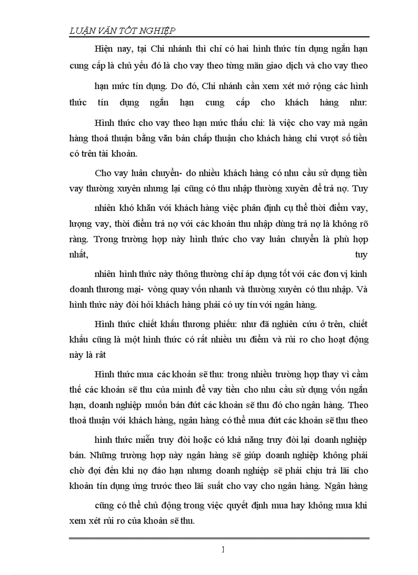 image for page Giải pháp mở rộng hoạt động tín dụng ngắn hạn tại NHNo&PTNT Việt Nam Chi nhánh Láng Hạ