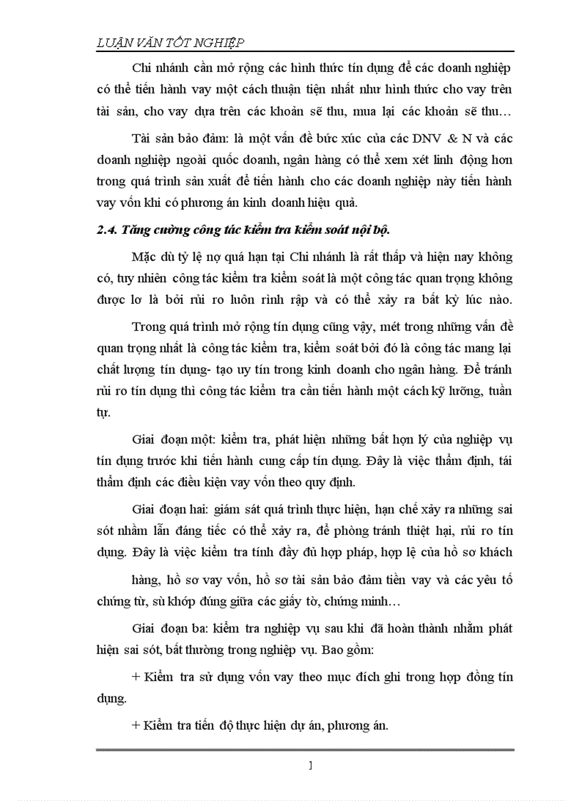 image for page Giải pháp mở rộng hoạt động tín dụng ngắn hạn tại NHNo&PTNT Việt Nam Chi nhánh Láng Hạ