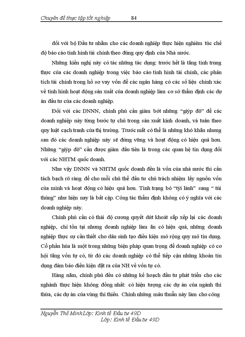 image for page Hoàn thiện công tác thẩm định dự án đầu tư của ngân hàng đầu tư và phát triển Việt Nam (BIDV) Thăng Long