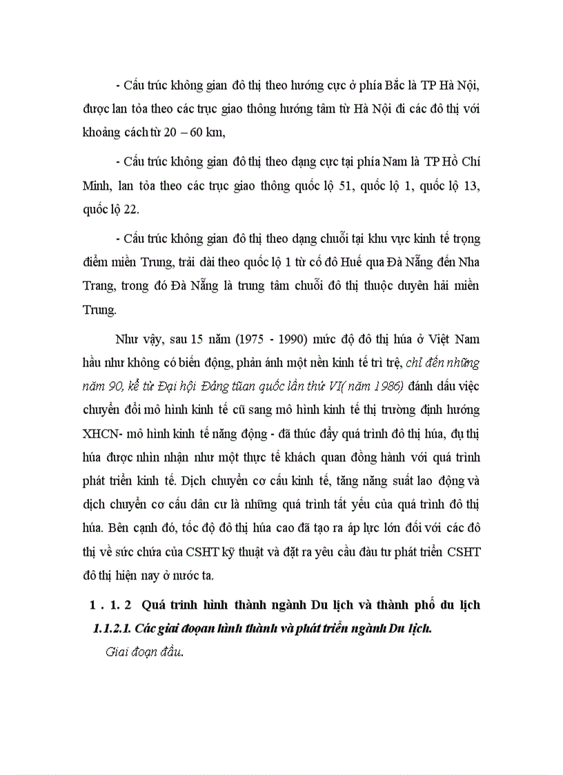 image for page Thực trạng quản lý nhà nước trong lĩnh vực cơ sở hạ tầngở các thành phố du lịch ở nước ta hiện nay