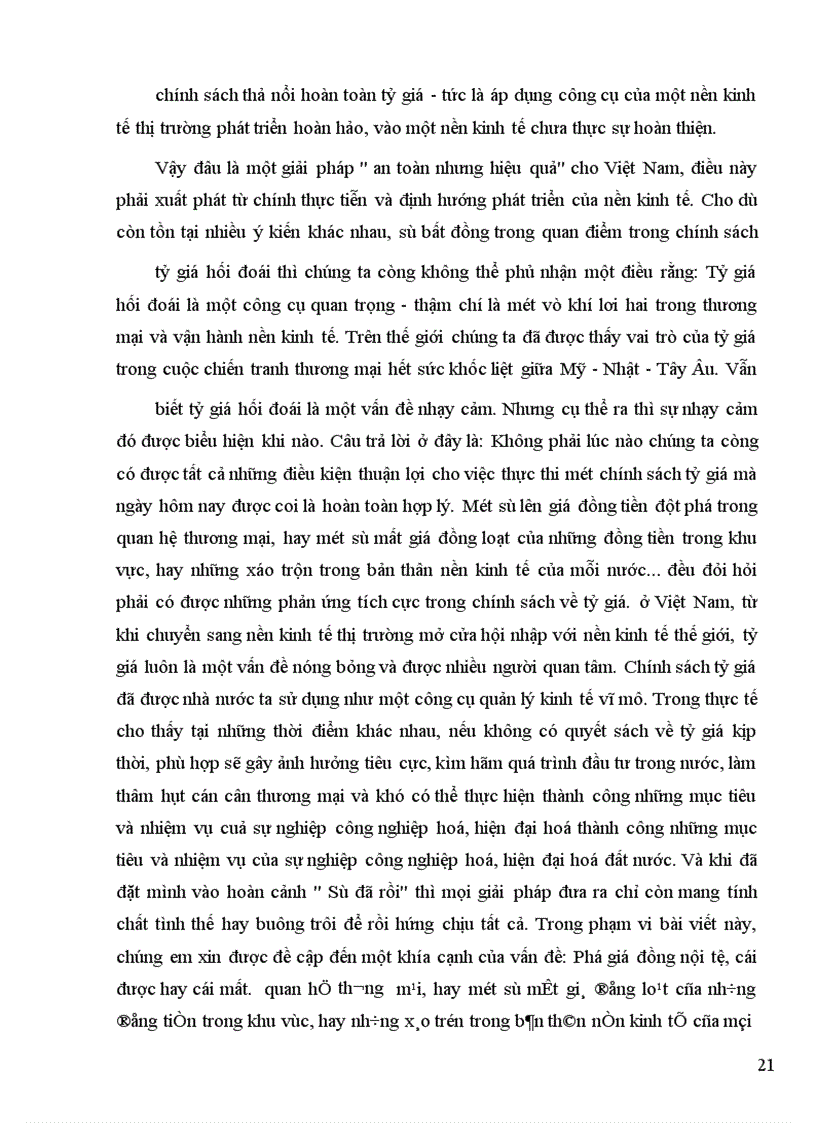 image for page Những giải pháp nhằm hỗ trợ cho chính sách tỷ giá hiện nay