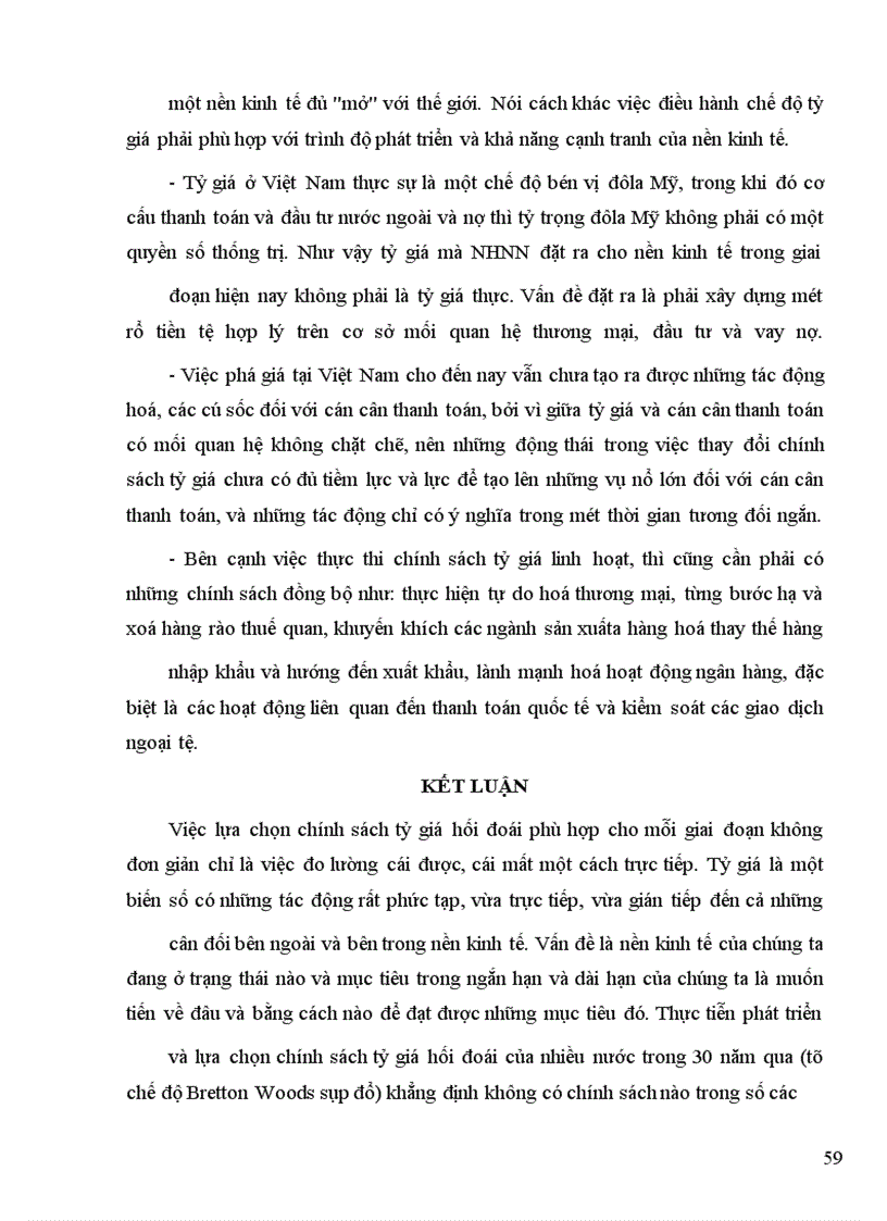 image for page Những giải pháp nhằm hỗ trợ cho chính sách tỷ giá hiện nay