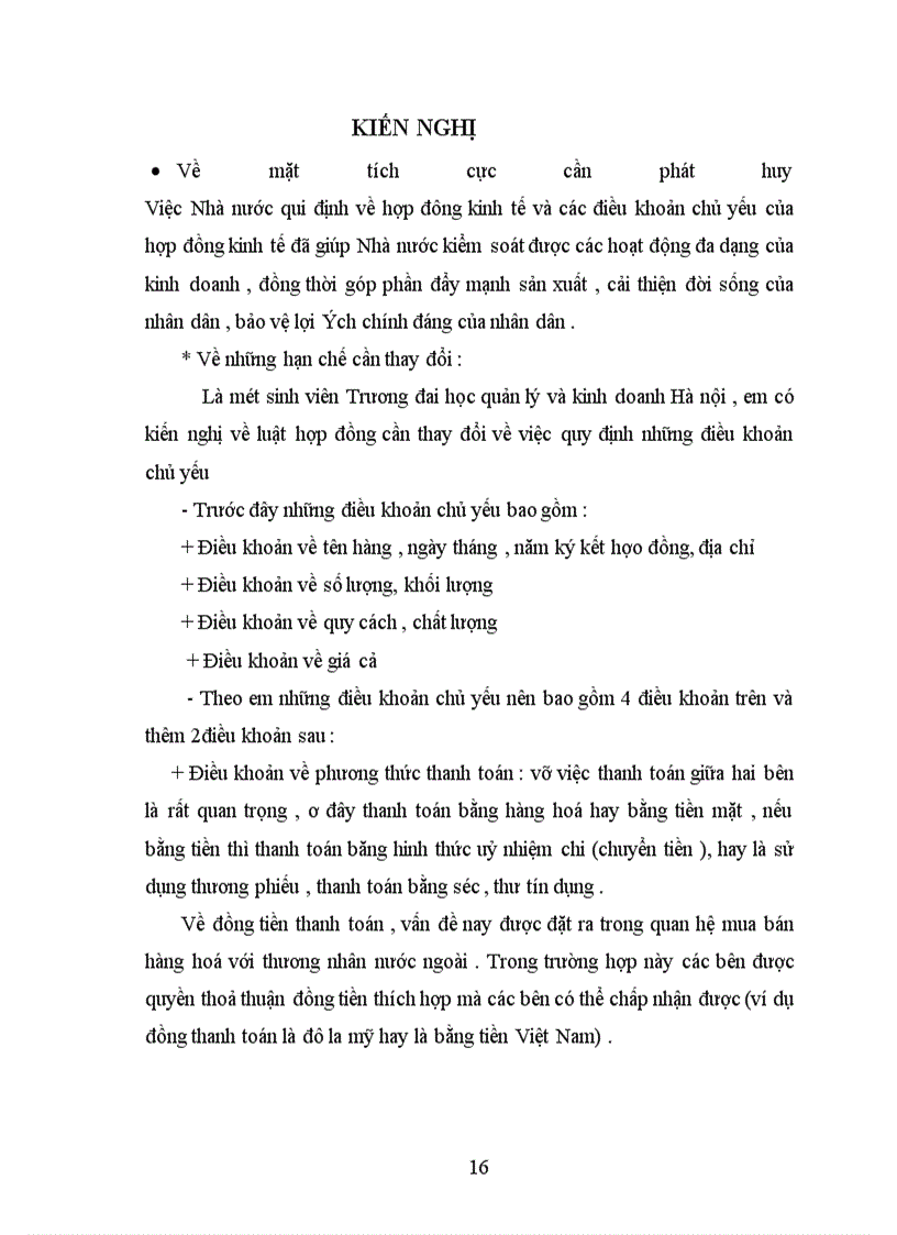 image for page Phân tích những điều khoản chủ yếu của hợp đồng