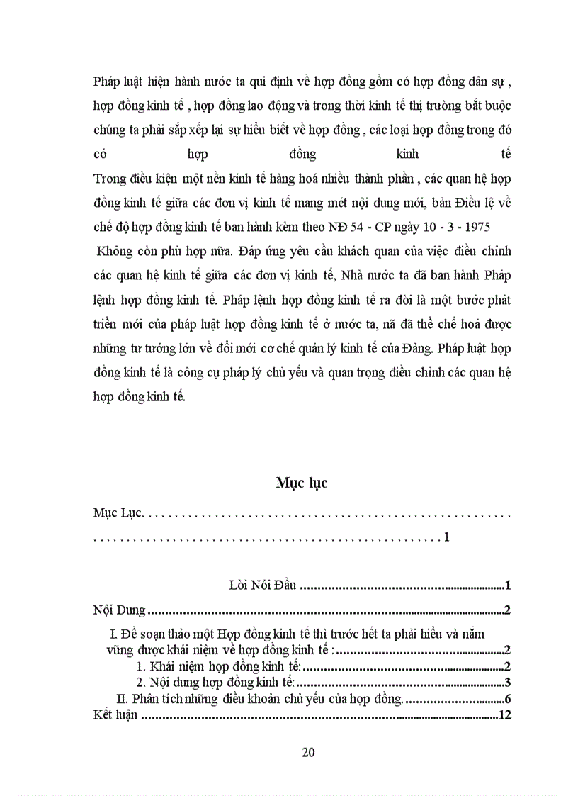 image for page Phân tích những điều khoản chủ yếu của hợp đồng