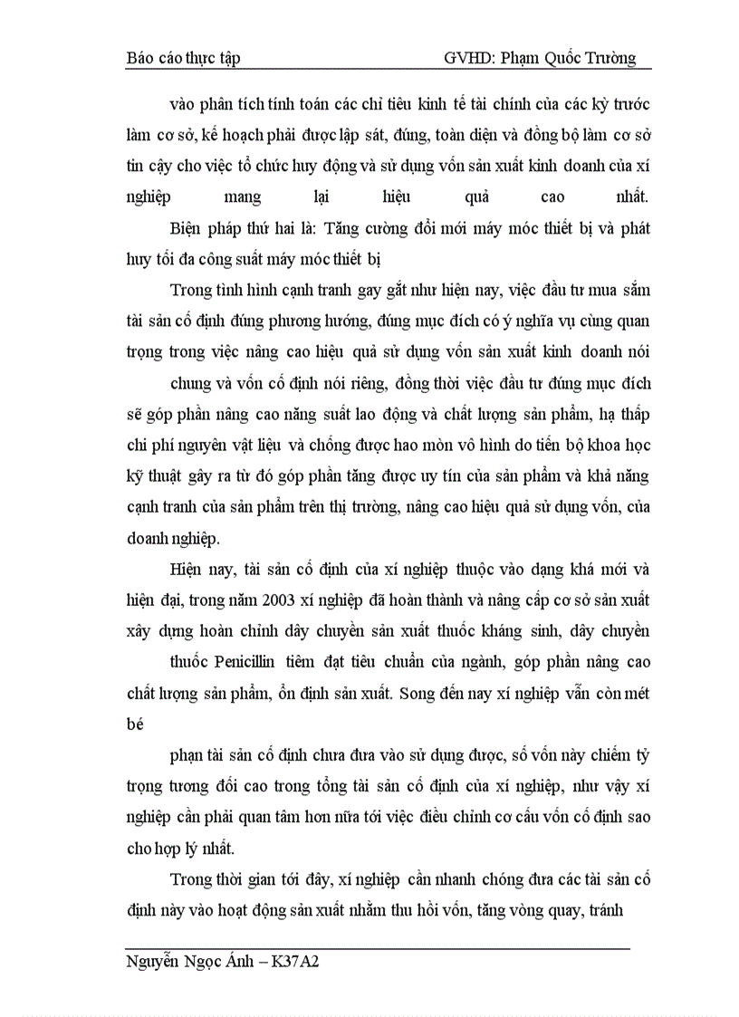 image for page Một số biện pháp nhằm nâng cao hiệu quả sử dụng vốn ở xí nghiệp Dược phẩm Trung ương II