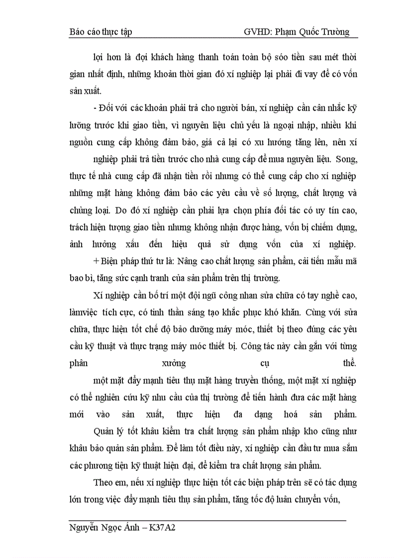 image for page Một số biện pháp nhằm nâng cao hiệu quả sử dụng vốn ở xí nghiệp Dược phẩm Trung ương II