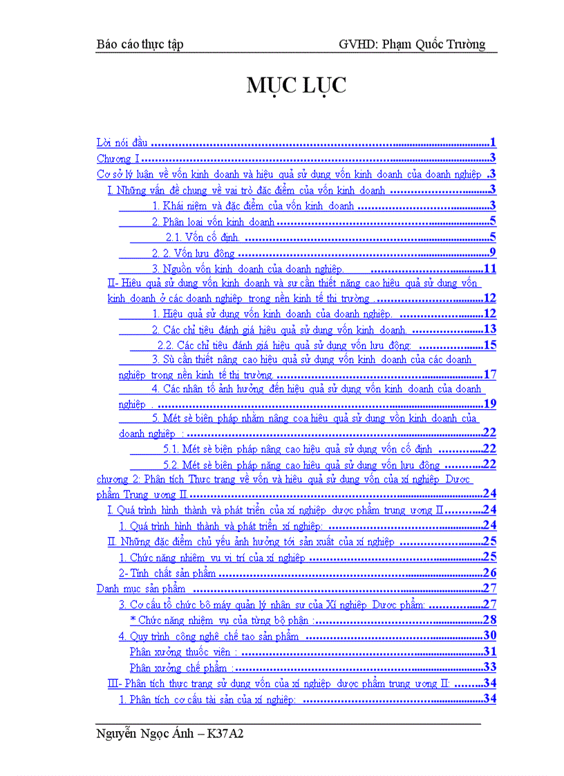 image for page Một số biện pháp nhằm nâng cao hiệu quả sử dụng vốn ở xí nghiệp Dược phẩm Trung ương II