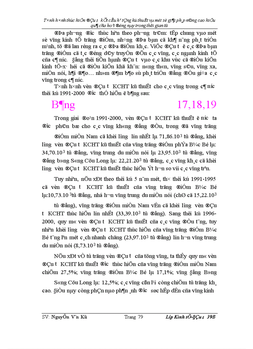 image for page Tình hình thực hiện đầu tư KCHT kỹ thuật và một số giải pháp nâng cao hiệu quả của hoạt động này trong thời gian tới