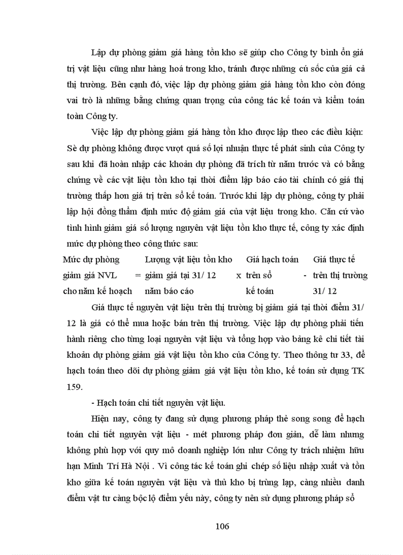 image for page Kế toán nguyên vật liệu tại Công ty trách nhiệm hữu hạn Minh Trí Hà Nội