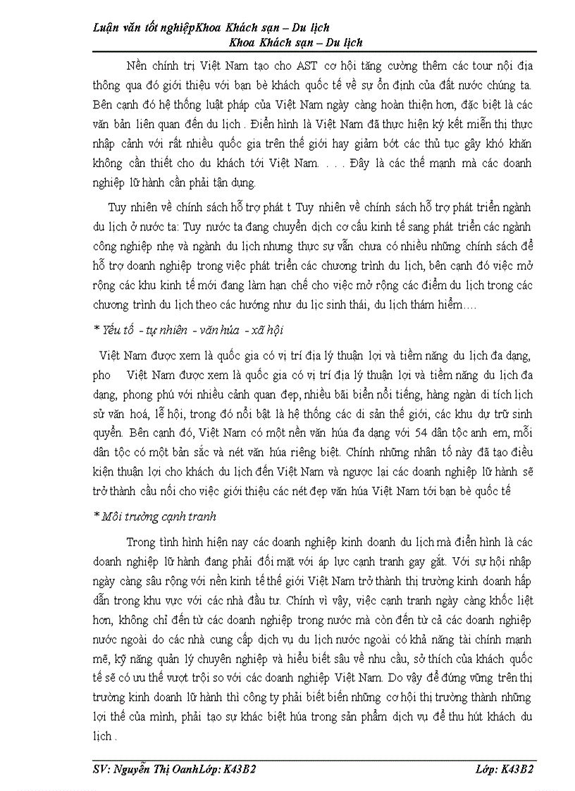 image for page Giải pháp nâng cao hiệu quả kinh doanh lữ hành tại công ty cổ phần du lịch AST