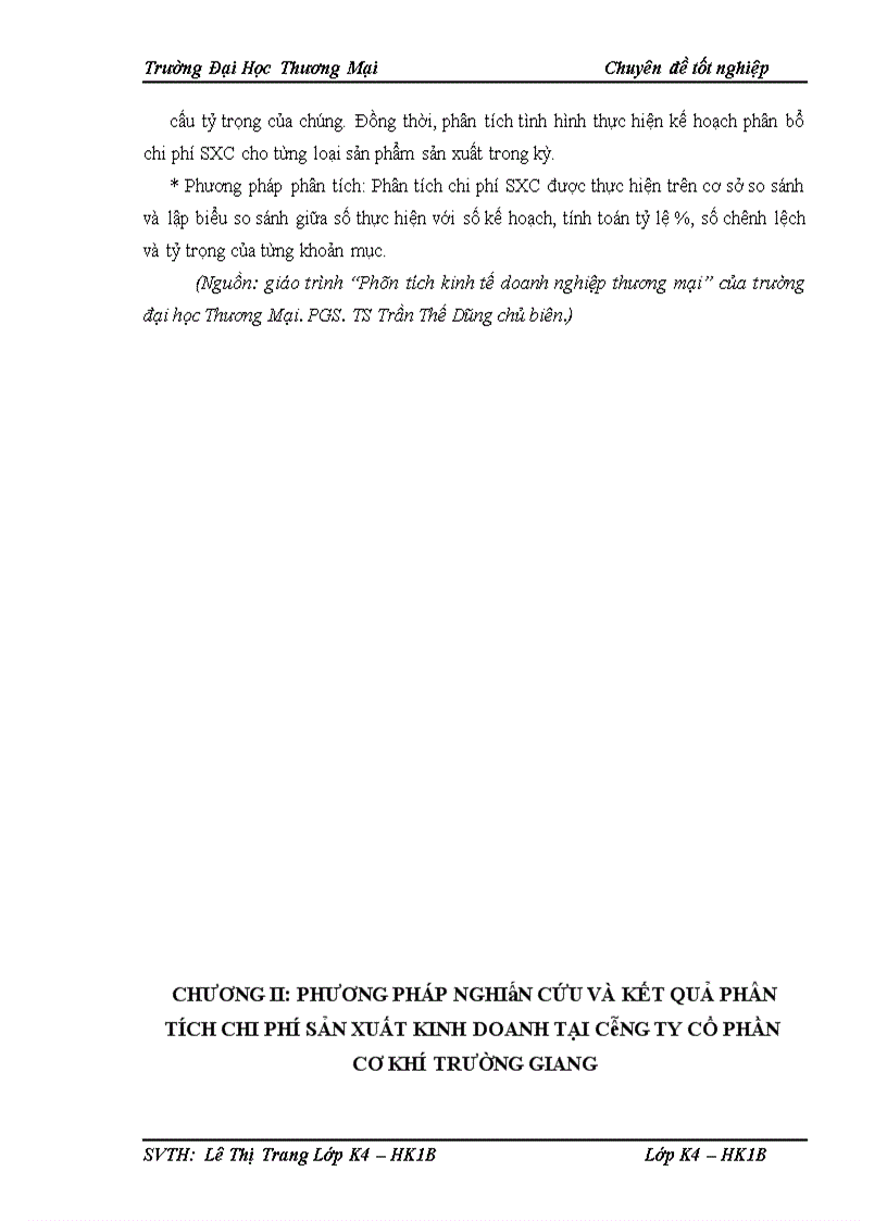 image for page Phân tích chi phí sản xuất kinh doanh tại công ty Cổ phần cơ khí Trường Giang