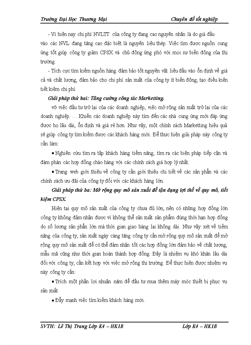 image for page Phân tích chi phí sản xuất kinh doanh tại công ty Cổ phần cơ khí Trường Giang