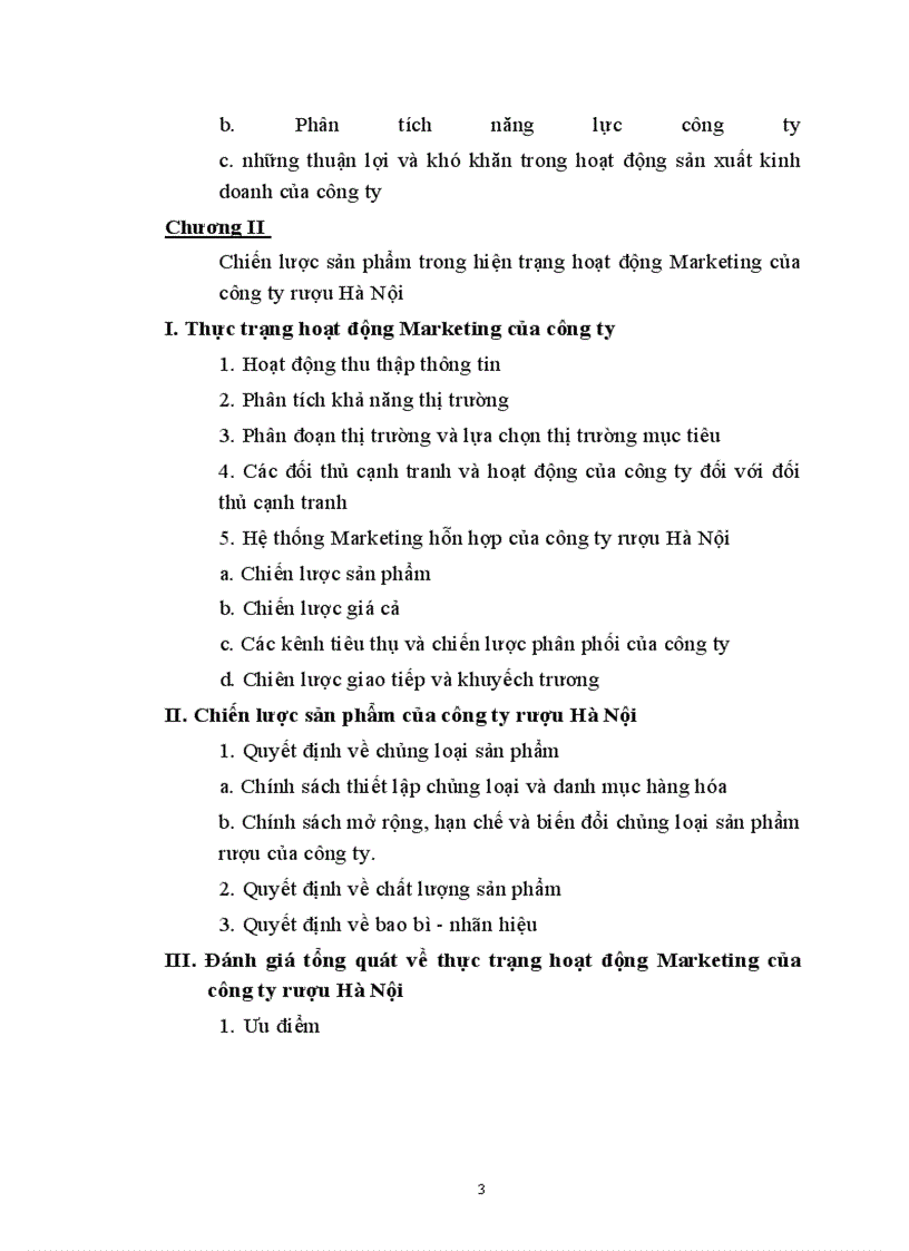 image for page Kiến nghị một số giải pháp về cchiến lược sản phẩm trong hệ thống Marketing - mix ở công ty rượu Hà Nội