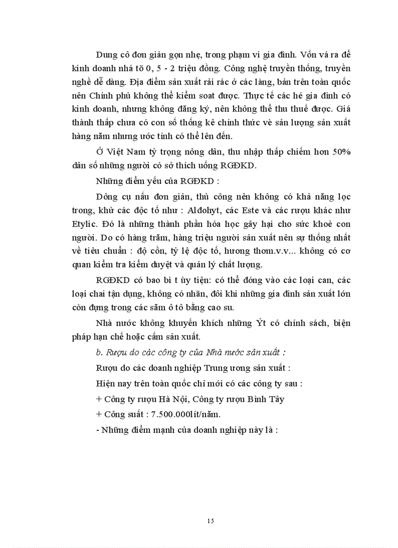 image for page Kiến nghị một số giải pháp về cchiến lược sản phẩm trong hệ thống Marketing - mix ở công ty rượu Hà Nội