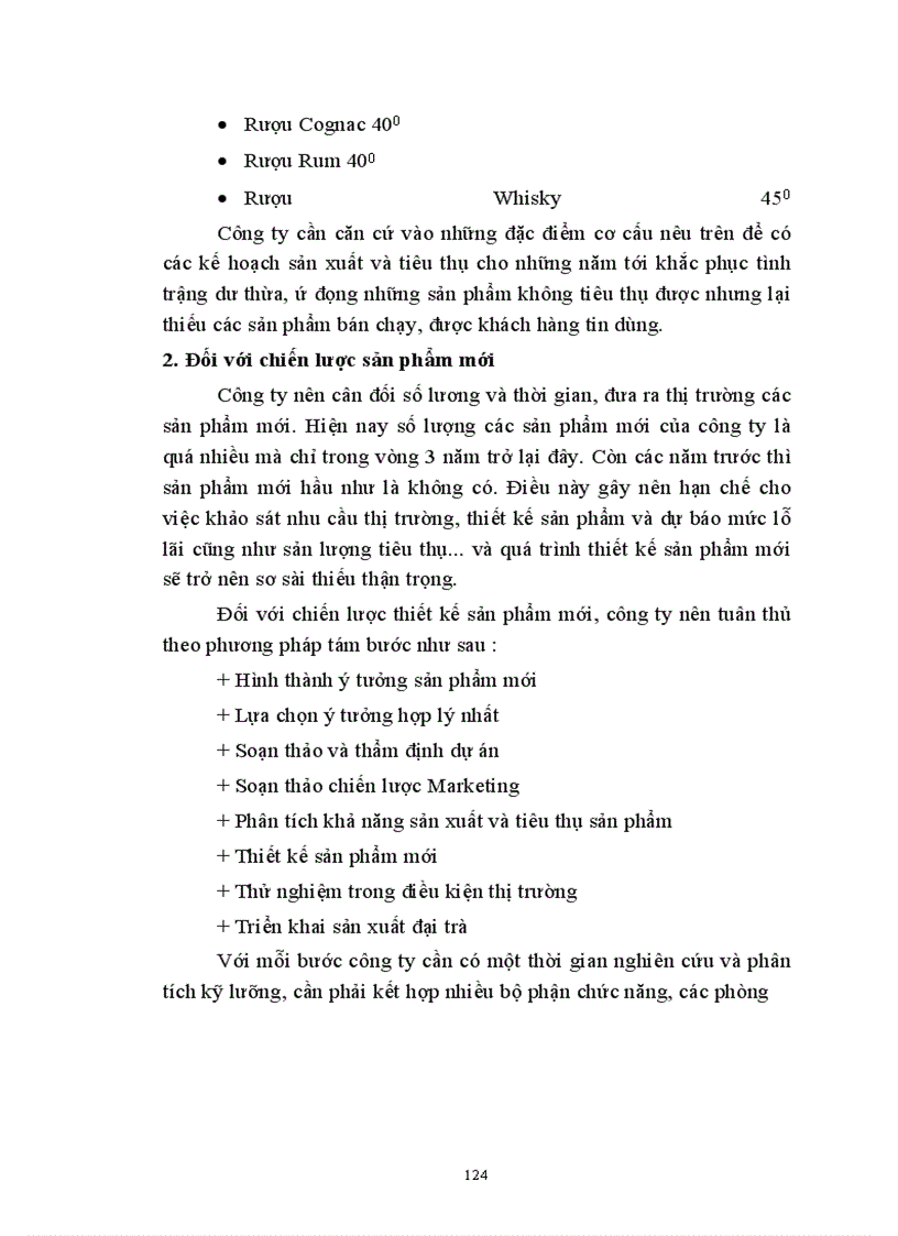 image for page Kiến nghị một số giải pháp về cchiến lược sản phẩm trong hệ thống Marketing - mix ở công ty rượu Hà Nội