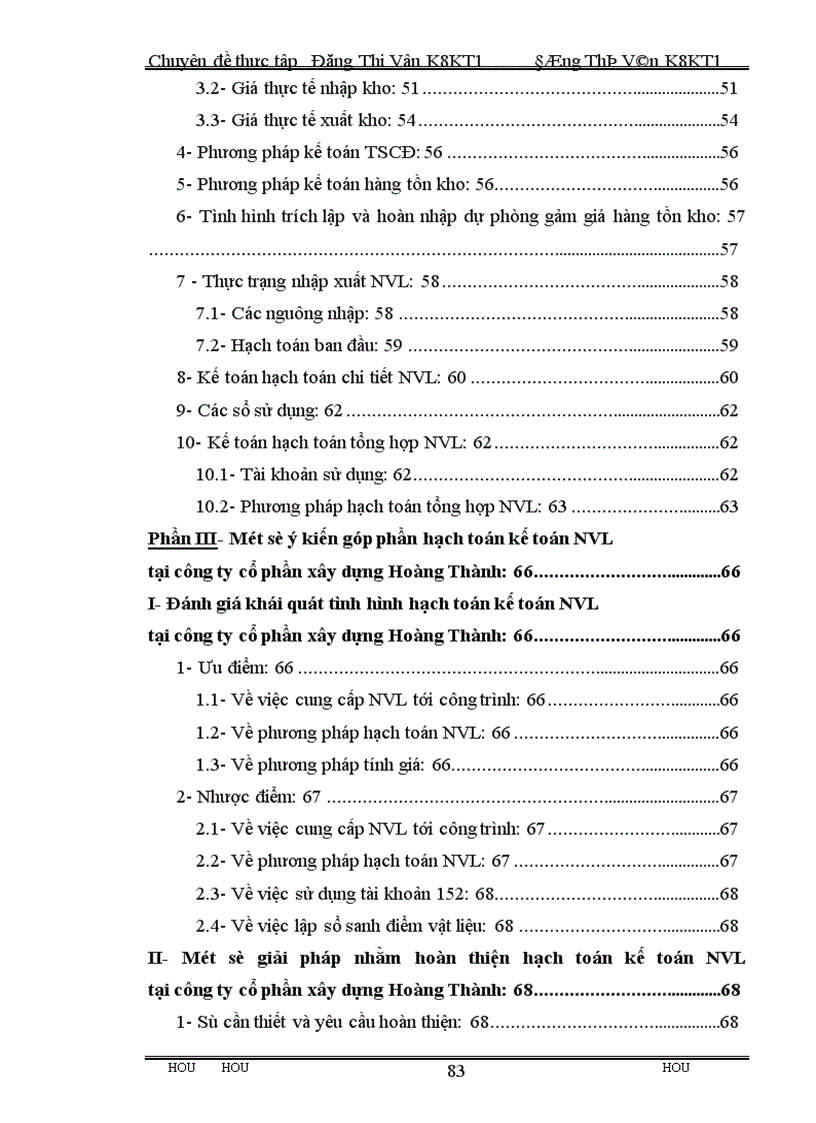 image for page Công tác hạch toán kế toán nguyên vật liệu tại Công ty cổ phần xây dựng Hoàng Thành.