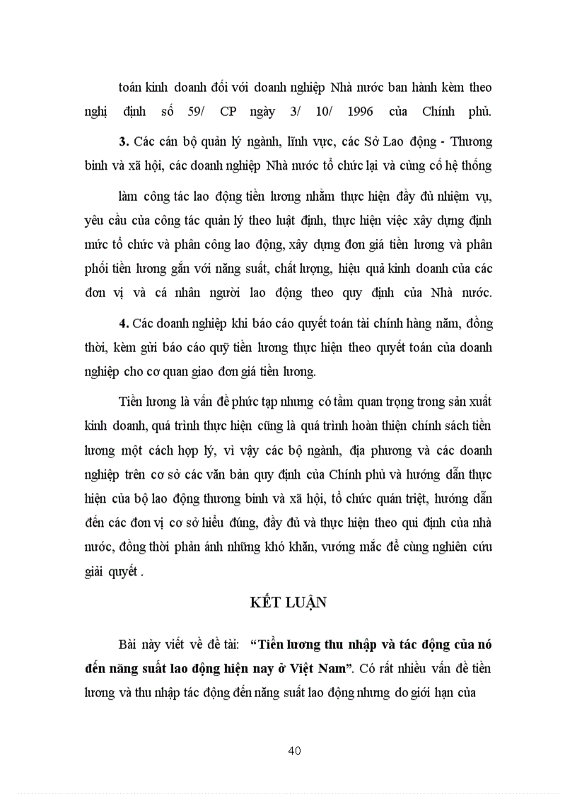 image for page Tiền lương thu nhập và tác động của nó đến năng suất lao động hiện nay ở Việt Nam