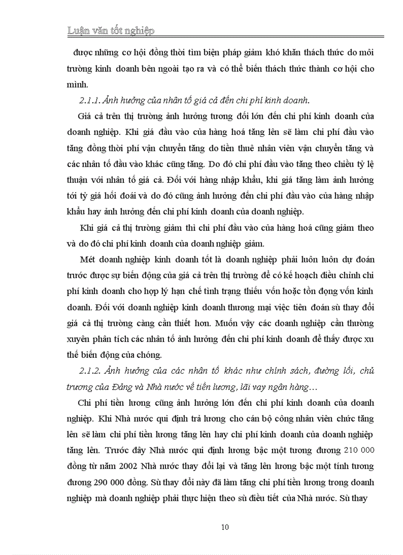 image for page Hoàn thiện nội dung và phương pháp phân tích tình hình quản lý và sử dụng chi phí kinh doanh tại công ty TNHH Ninh Thanh