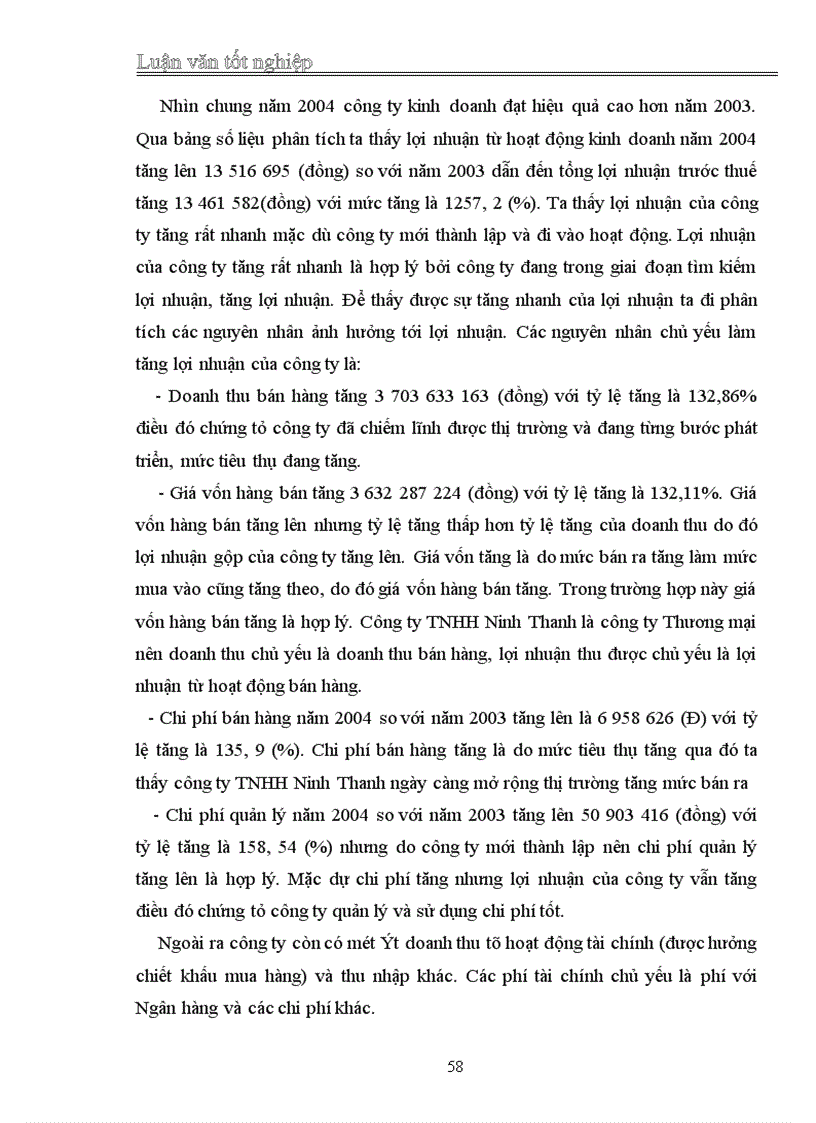 image for page Hoàn thiện nội dung và phương pháp phân tích tình hình quản lý và sử dụng chi phí kinh doanh tại công ty TNHH Ninh Thanh