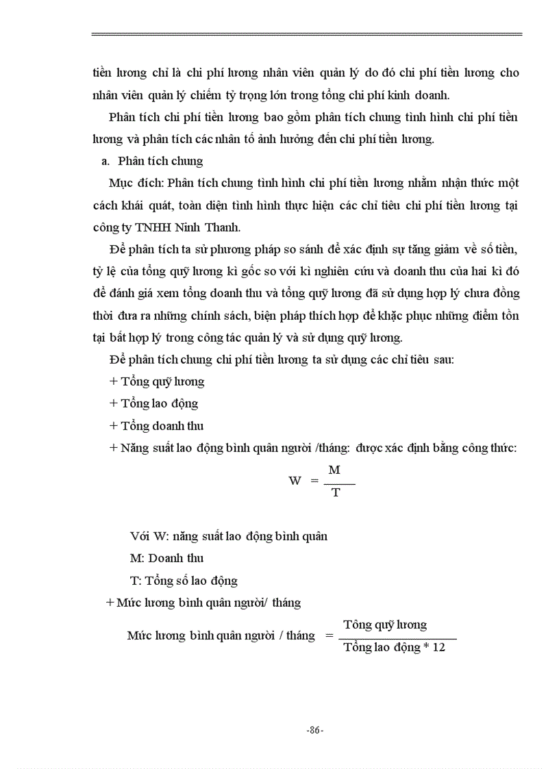 image for page Hoàn thiện nội dung và phương pháp phân tích tình hình quản lý và sử dụng chi phí kinh doanh tại công ty TNHH Ninh Thanh
