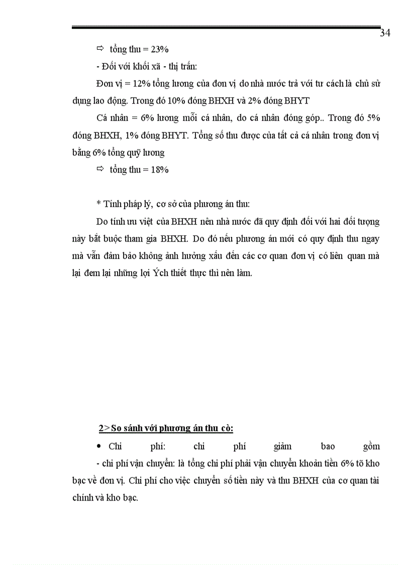 image for page Hoàn thiện hoạt động thu BHXH ở khối hành chính sự nghiệp, khối xã - Thị Trấn ở huyện Hà Trung - Thanh Hoá (2000 - 2004) a