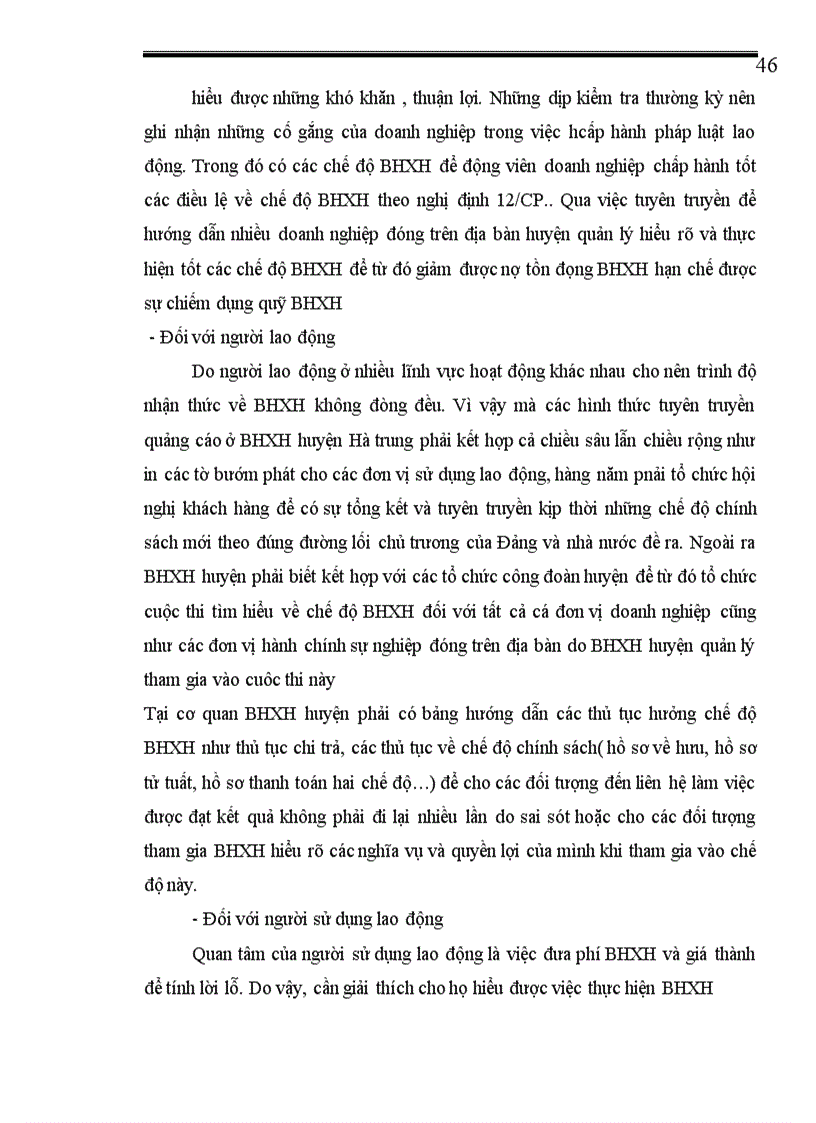 image for page Hoàn thiện hoạt động thu BHXH ở khối hành chính sự nghiệp, khối xã - Thị Trấn ở huyện Hà Trung - Thanh Hoá (2000 - 2004) a
