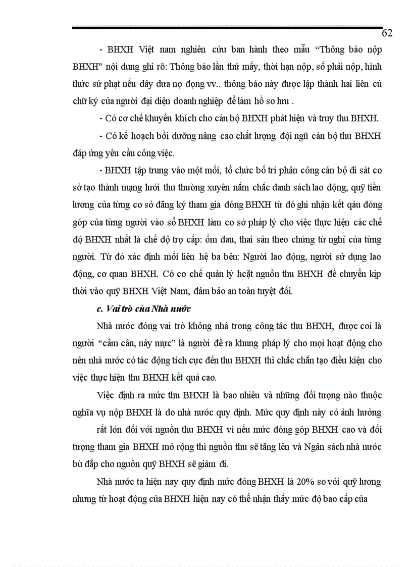 image for page Hoàn thiện hoạt động thu BHXH ở khối hành chính sự nghiệp, khối xã - Thị Trấn ở huyện Hà Trung - Thanh Hoá (2000 - 2004) a