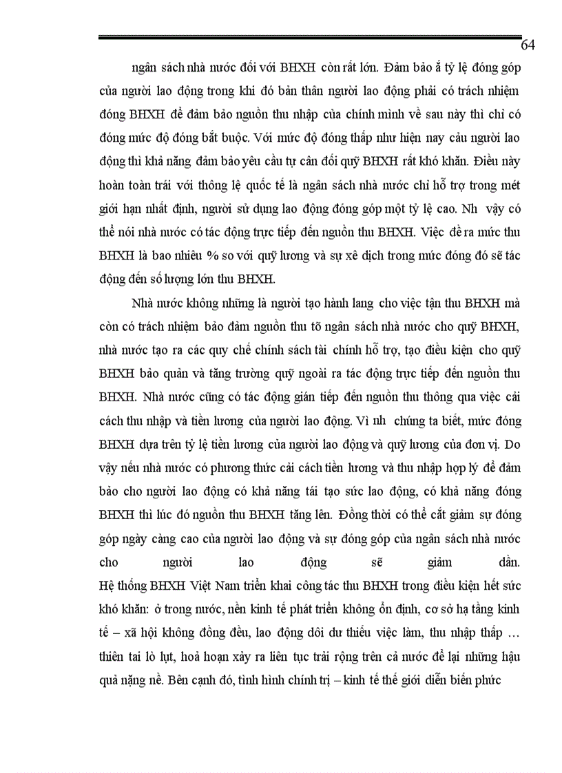 image for page Hoàn thiện hoạt động thu BHXH ở khối hành chính sự nghiệp, khối xã - Thị Trấn ở huyện Hà Trung - Thanh Hoá (2000 - 2004) a