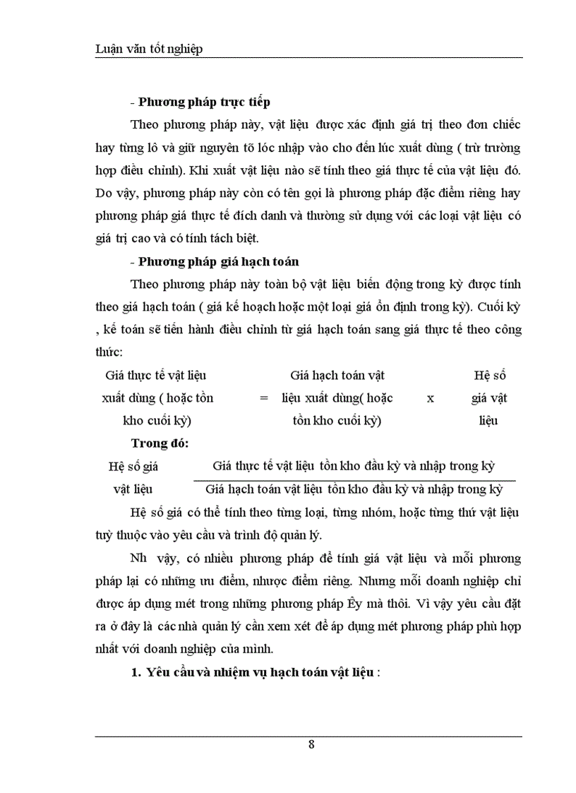 image for page Hạch toán nguyên, vật liệu tại Công ty Dệt – May Hà Nội