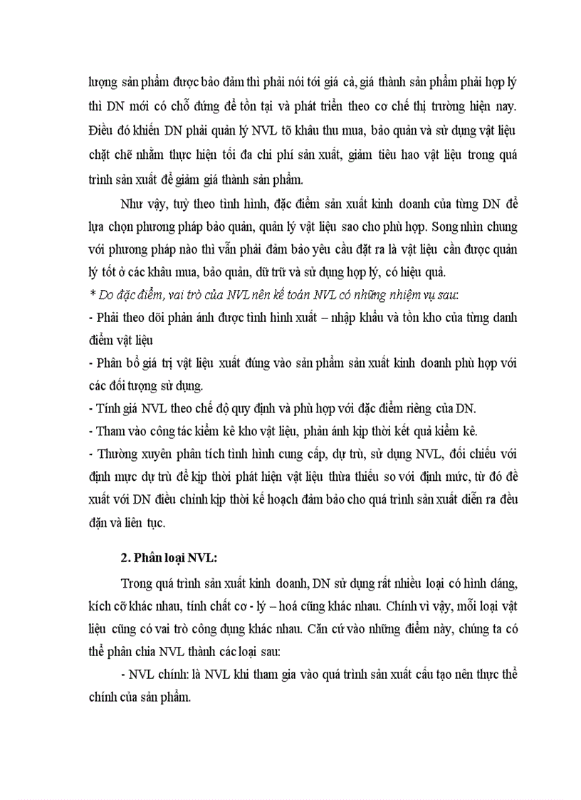 image for page Hạch toán kế toán NVL và một số ý kiến hoàn thiện kế toán NVL