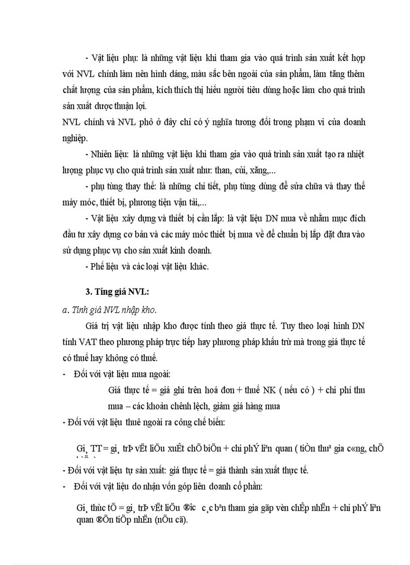 image for page Hạch toán kế toán NVL và một số ý kiến hoàn thiện kế toán NVL