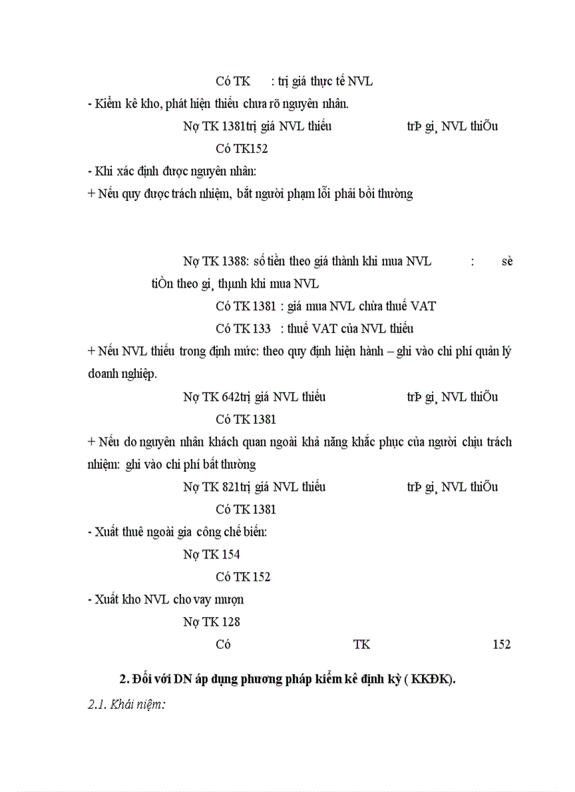 image for page Hạch toán kế toán NVL và một số ý kiến hoàn thiện kế toán NVL