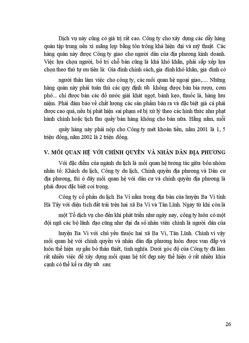 image for page Tính thời vụ trong du lịch và các biện pháp khắc phục tại Công ty cổ phần Du lịch Ao Vua