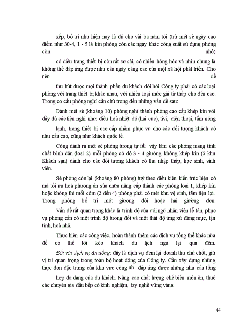 image for page Tính thời vụ trong du lịch và các biện pháp khắc phục tại Công ty cổ phần Du lịch Ao Vua