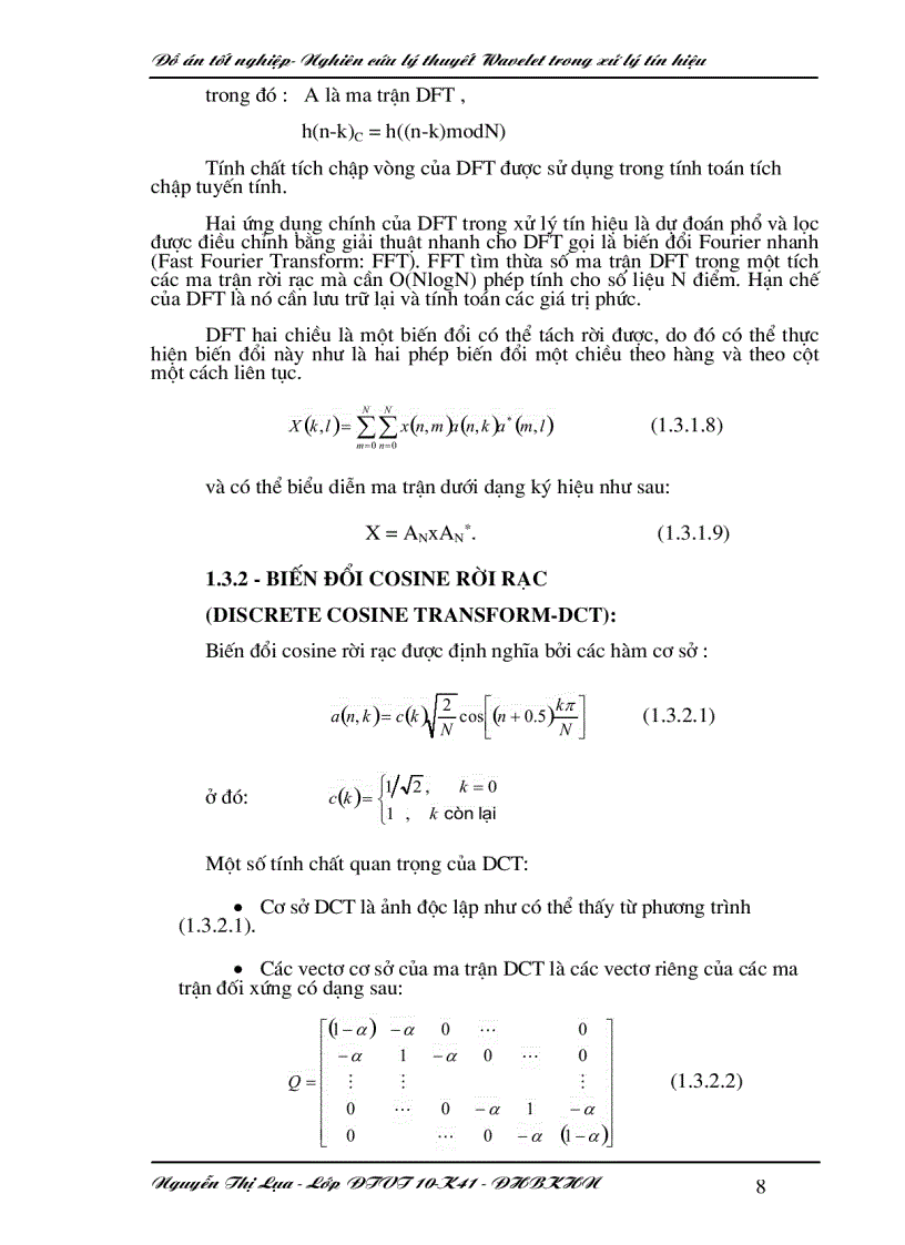 image for page Nghiên cứu lý thuyết wavelet trong xử lý tín hiệu